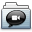 iChat Folder Graphite Stripe Icon 32x32 png